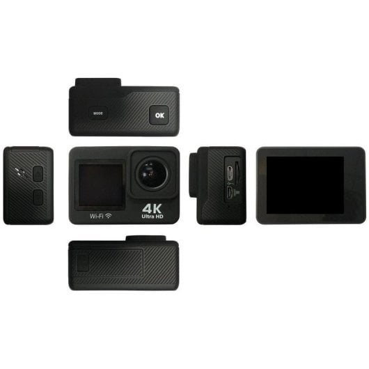 Caméra de sport SK8 Cam Elite 4K Plus UltraHD 4K 60FPS WiFi Noir