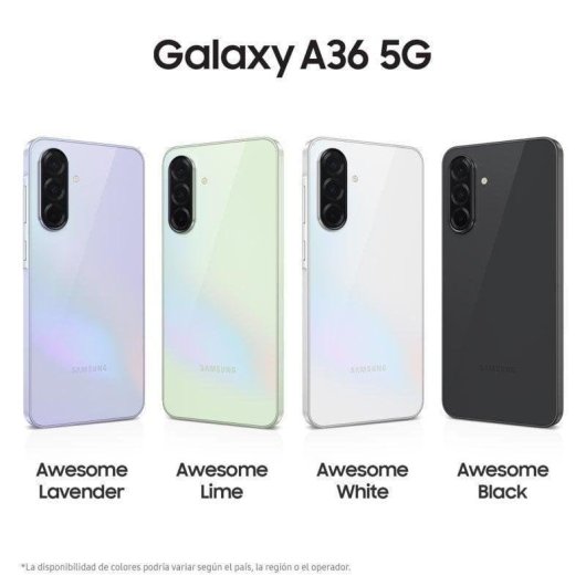 Samsung Galaxy A36 5G 6GB 128GB 6,7" Bianco Dual SIM