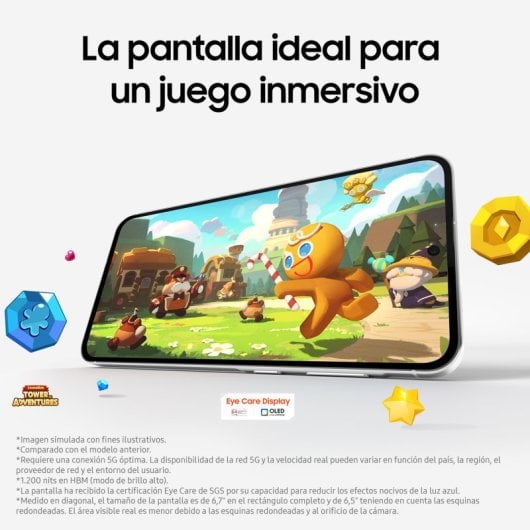 Samsung Galaxy A56 5G 8GB/128GB Smartphone 6.7" Super AMOLED 50MP 5000mAh 45W Android 15 Negro
