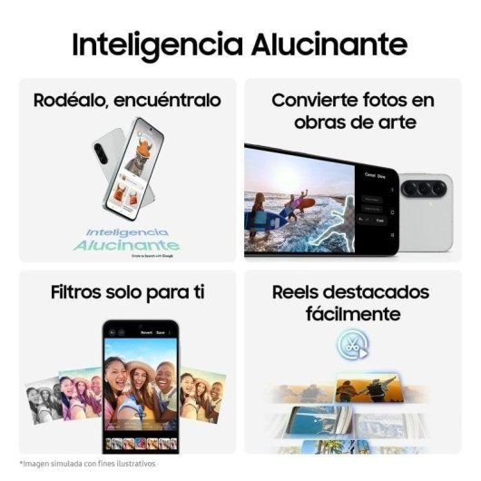 Samsung Galaxy A56 5G 8GB 256GB 6.7" Gris Clair