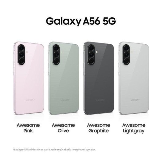 Samsung Galaxy A56 5G 8GB Preto 256GB 6,7" Câmara Tripla