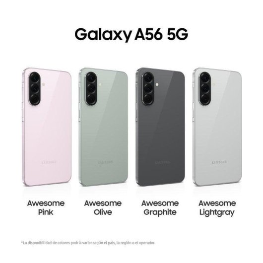 Samsung Galaxy A56 5G 8GB 256GB Schwarz 6,7" Super AMOLED