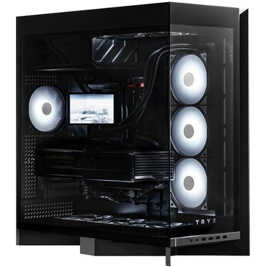 Tryx LUCA L70 Boîtier mi-tour E-ATX en verre trempé USB-C 3.2 Noir