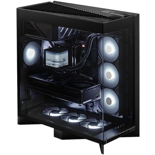 Tryx LUCA L70 Boîtier mi-tour E-ATX en verre trempé USB-C 3.2 Noir