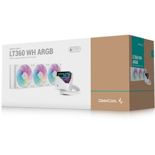 Deepcool LT360 ARGB Kit de Refrigeração Líquida 360mm Branco