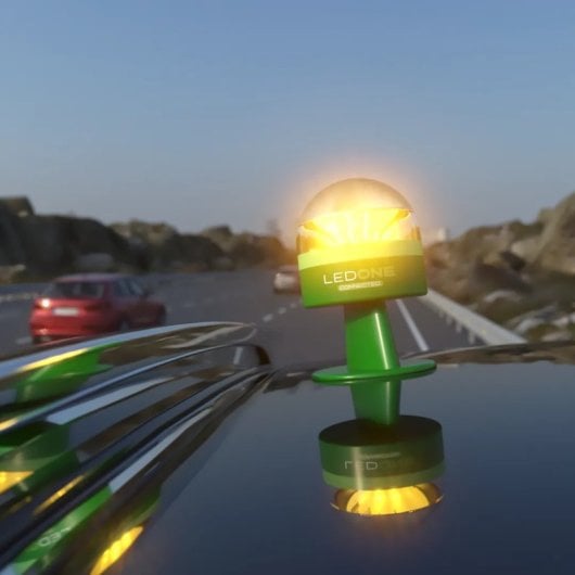 Erum Vial LedOne Connected Baliza V16 Geolocalizada Luz de Emergencia Conectada DGT