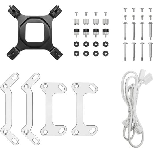 DeepCool Mystique 240 ARGB Kit de Refrigeración Líquida 240mm LCD Blanco