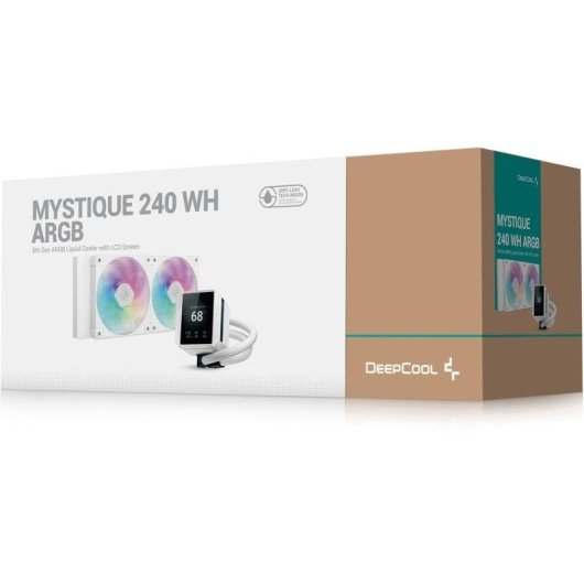 Flüssigkeitskühlung DeepCool Mystique 240 ARGB 240mm 2 Lüfter LCD