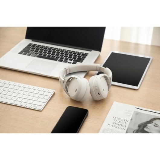 Edifier W830NB Auriculares Bluetooth Hi-Res Audio con Cancelación Activa de Ruido Ivory