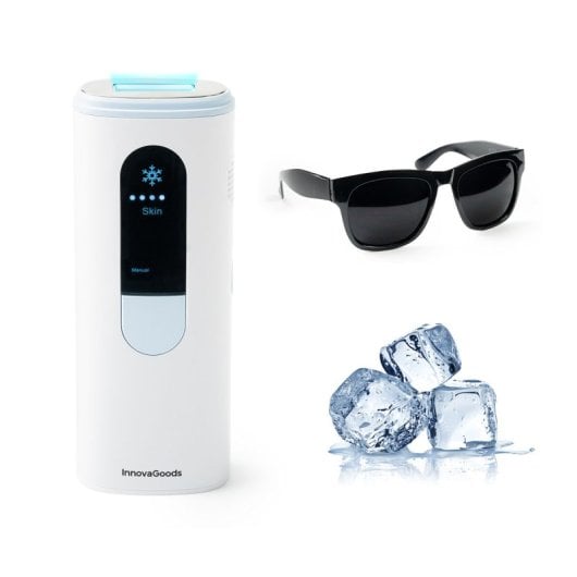 InnovaGoods Kulepil Depiladora de Luz Pulsada con Función Frío y Accesorios