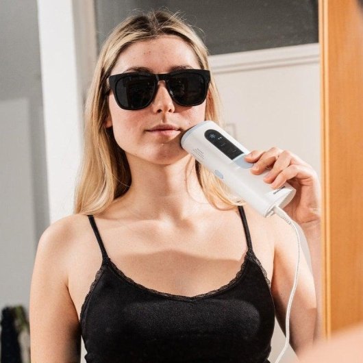 Depiladora Luz Pulsada IPL InnovaGoods Kulepil 5 Níveis Função Frio