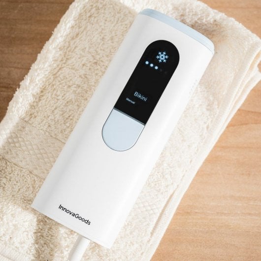InnovaGoods Kulepil Depiladora de Luz Pulsada con Función Frío y Accesorios