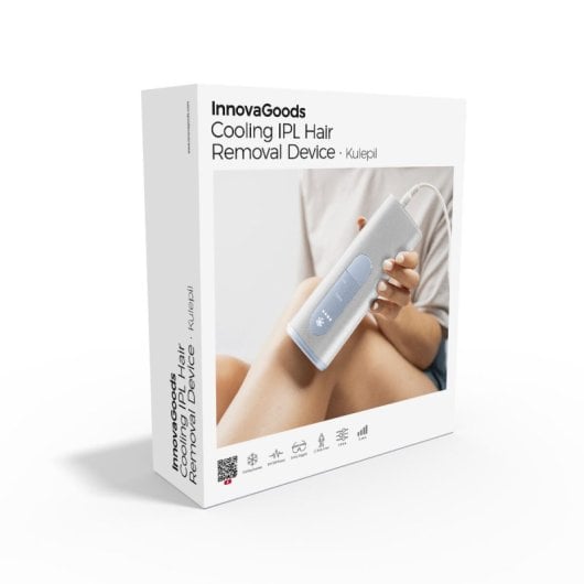 InnovaGoods Kulepil Depiladora de Luz Pulsada con Función Frío y Accesorios