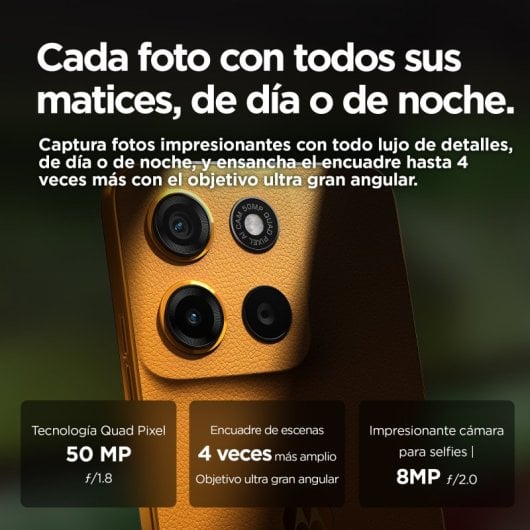 Motorola Moto G15 6.72" 4/128GB 5200mAh Android 15 Naranja Libre
