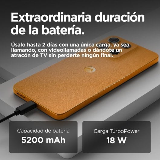 Motorola Moto G15 6.72" 4/128GB 5200mAh Android 15 Naranja Libre