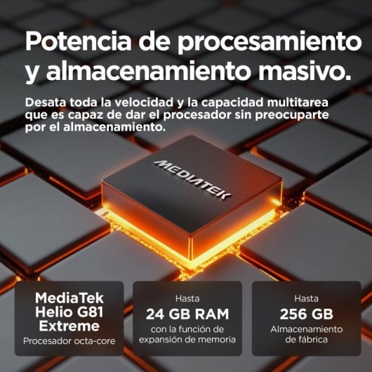 Motorola Moto G15 6.72" 4/128GB 5200mAh Android 15 Naranja Libre