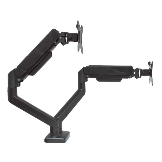 UNYKAch Soporte Doble de Escritorio con Resorte de Gas para Monitores 13-32"