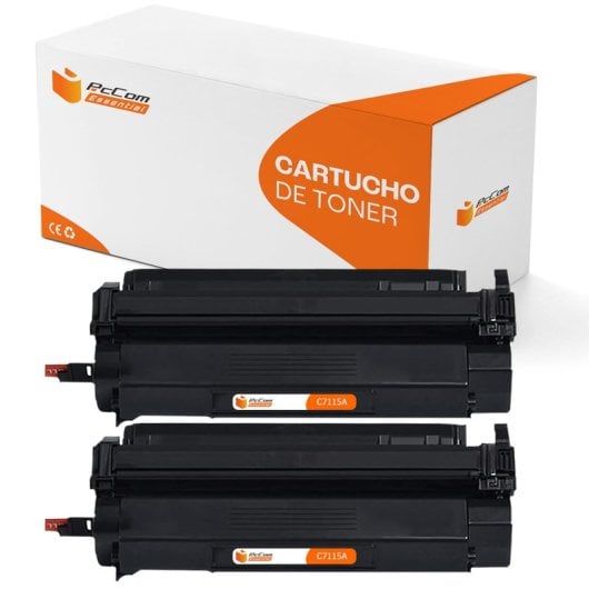 PcCom Essential HP 15A/13A/24A Tóner Compatible Negro Pack 2
