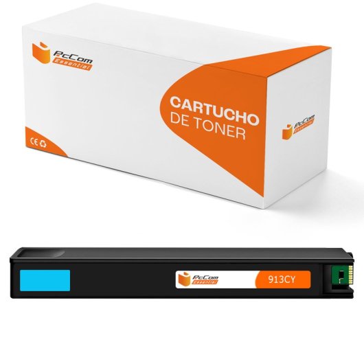 PcCom Essential HP 913A Cartucho Tinta Compatible Cian