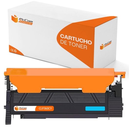 PcCom Essential Samsung CLT-C406S/CLP360/CLX3305 Tóner Compatible Cian