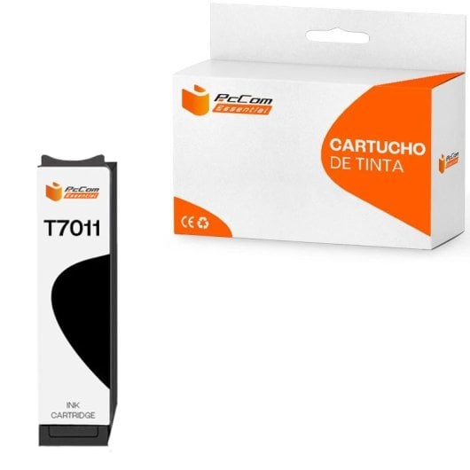 PcCom Essential Epson T7011/T7021/T7031 Cartucho Tinta Compatible Negro