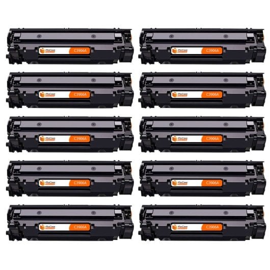 PcCom Essential HP C3906A/06A Tóner Compatible Negro Pack 10