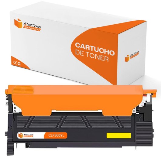 PcCom Essential Samsung CLT-Y406S/CLP360/CLX3305 Tóner Compatible Amarillo