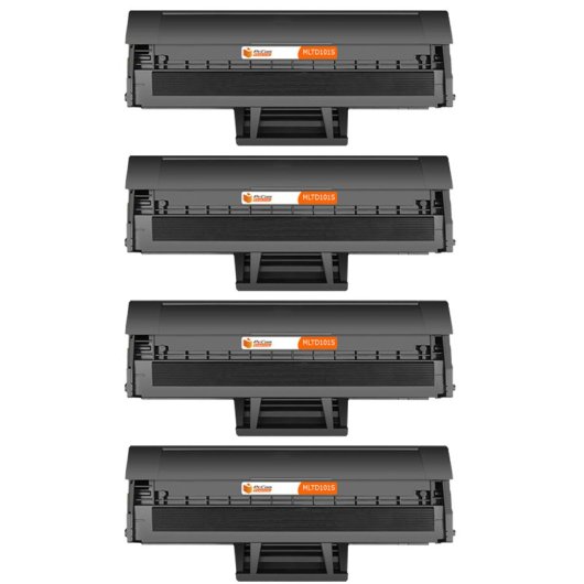 PcCom Essential Samsung MLT-D101S Tóner Compatible Negro Pack 4