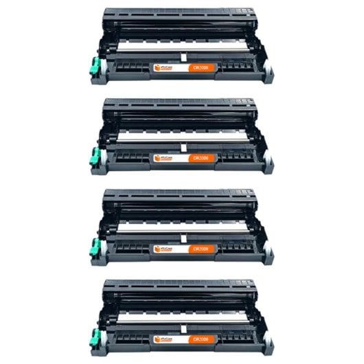 PcCom Essential Brother DR2000 Tambor Compatible Negro Pack 4