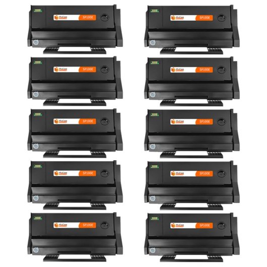 PcCom Essential Ricoh Aficio SP100E/SP112 Tóner Compatible Negro Pack 10