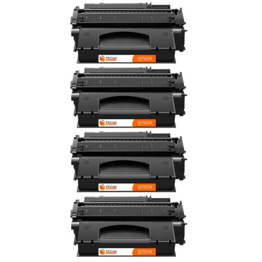 PcCom Essential HP Q7553X/53X Tóner Compatible Negro Pack 4
