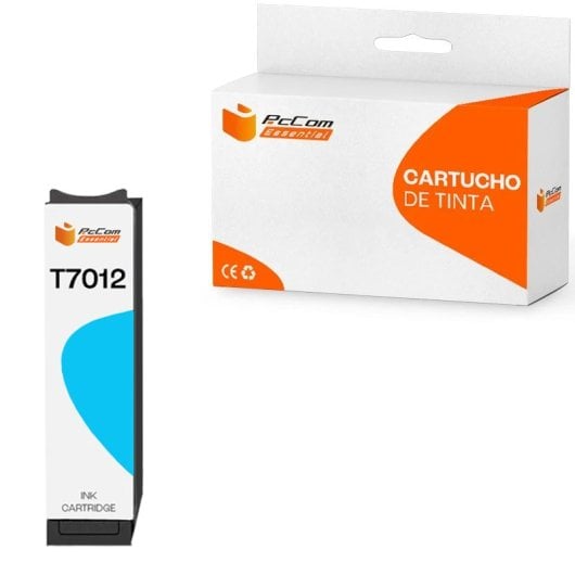 PcCom Essential Epson T7012/T7022/T7032 Cartucho Tinta Compatible Cian