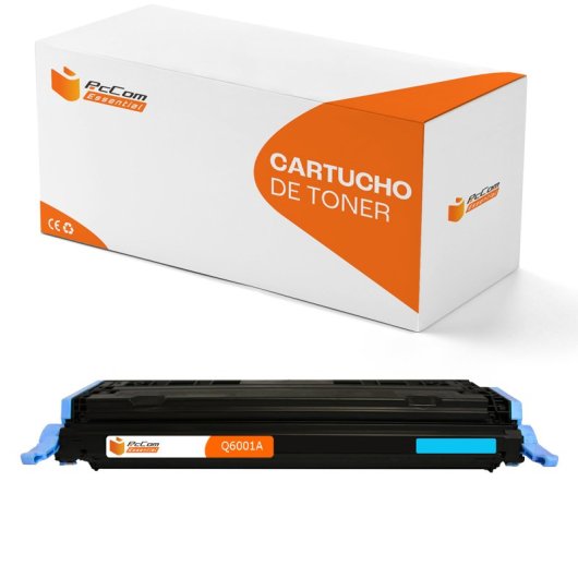 PcCom Essential HP Q6001A/124A Tóner Compatible Cian