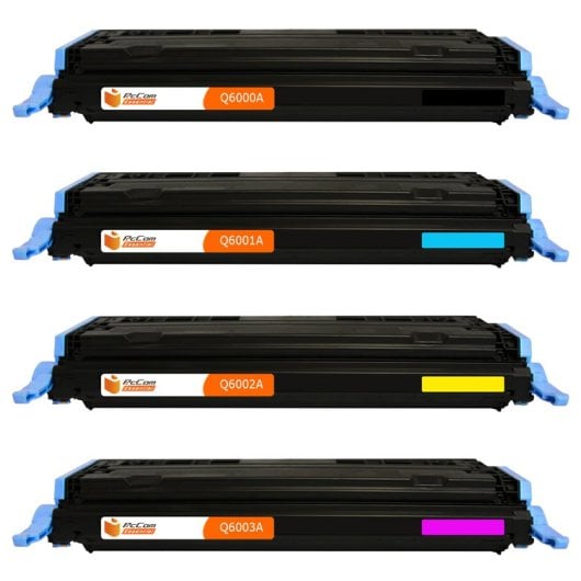 PcCom Essential HP 124A Tóner Compatible Negro/Cian/Magenta/Amarillo Pack 4