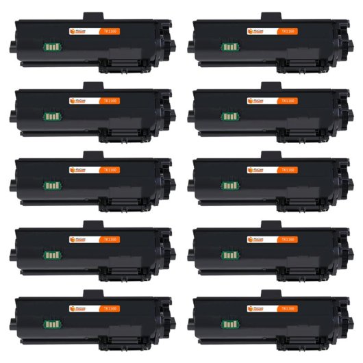 PcCom Essential Kyocera TK1160 Tóner Compatible Negro Pack 10