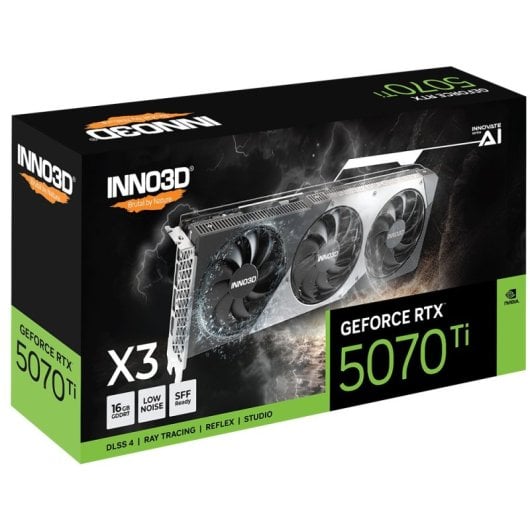 Inno3D GeForce RTX 5070 Ti X3 16 Go GDDR7 Reflex 2 RTX AI DLSS4