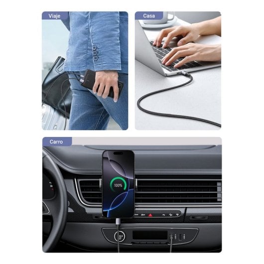 Ugreen 60126 Cabo USB-A para USB-C 1m Preto