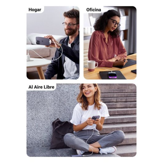Ugreen USB-C-auf-Lightning-MFI-Kabel 1 m weiß