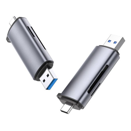 Ugreen 50706 Leitor de Cartões USB/Micro-USB Prateado