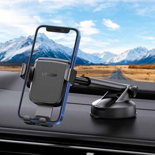Ugreen Car Support Saugnapf Schwarz