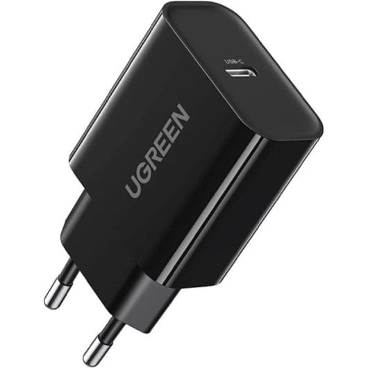 Ugreen 10191 Cargador Carga Rápida 20W USB-C Negro