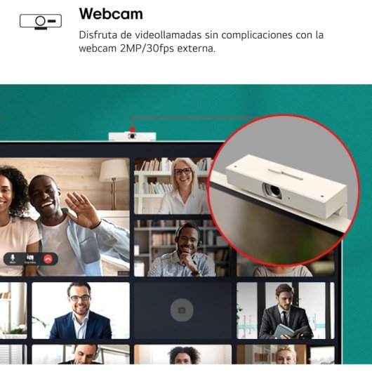 LG MyView Smart Monitor 32SR85U-W 31.5" LED IPS UltraHD 4K com Altifalantes, Altura Ajustável, USB-C e Webcam