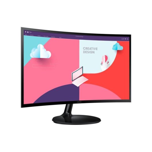 Monitor Samsung Essential S36C 24" FullHD 75Hz VA Curvo FreeSync Flicker Free