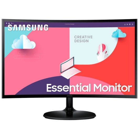 Écran PC Samsung Essential S36C 24" LED VA FullHD 75 Hz FreeSync incurvé