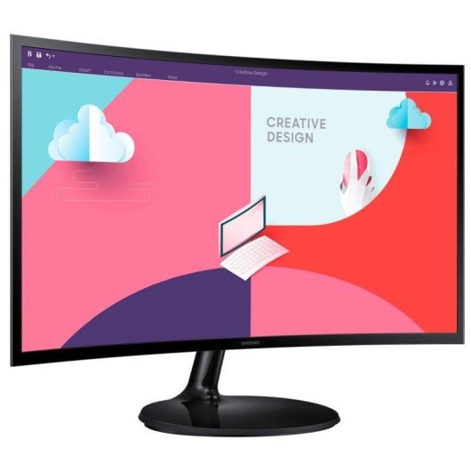 Monitor Samsung Essential S36C 24" FullHD 75Hz VA Curvo FreeSync Flicker Free