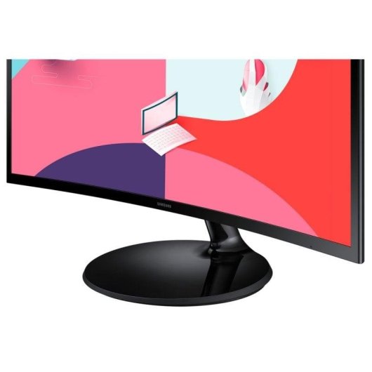 Monitor Samsung Essential S36C 24" FullHD 75Hz VA Curvo FreeSync Flicker Free