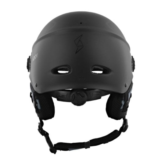 Casque de Protection TnB avec Visière pour Trottinette/Skateboard/Roller Taille M/L 55-57cm Noir Homologué