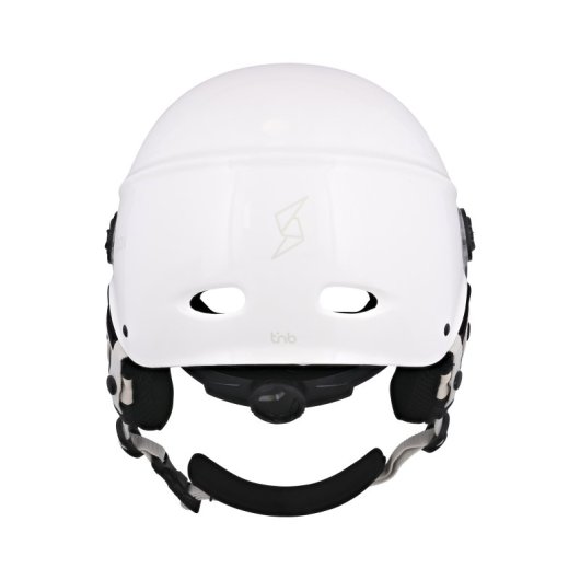 Casque de Protection TnB avec Visière pour Trottinette/Skate/Roller Taille L/XL 58-61cm Blanc Homologué