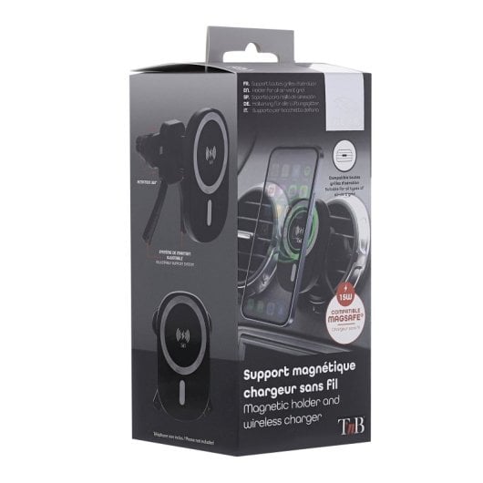 TnB CHAIRPRO Soporte Magnético Universal Smartphone para Coche con Carga Inalámbrica 15W MagSafe