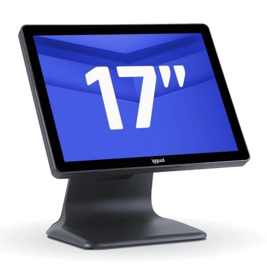 Ordinateur portable tout-en-un iggual TPV 17 pouces, processeur Intel Core i5-8250U, 8 Go, SSD 256 Go, écran tactile 17 pouces